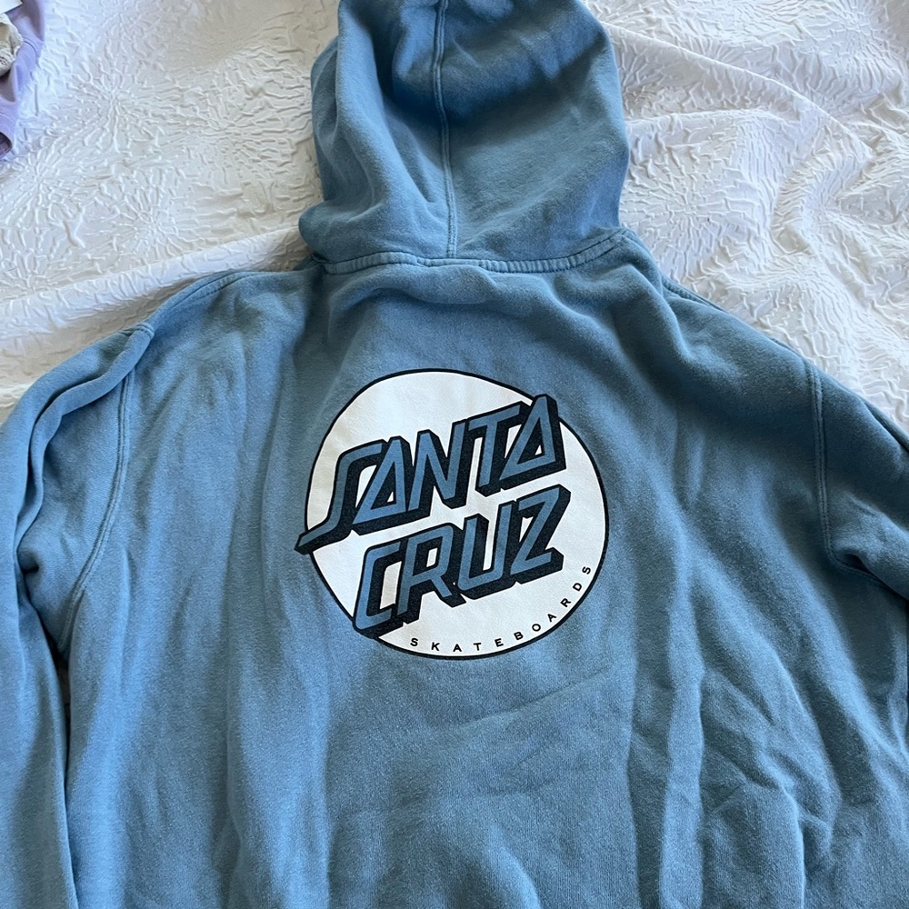 Santa cruz blue hoodie